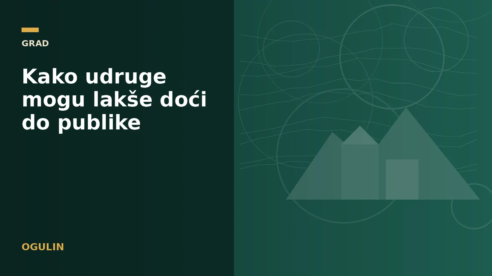 Kako udruge mogu lakše doći do publike