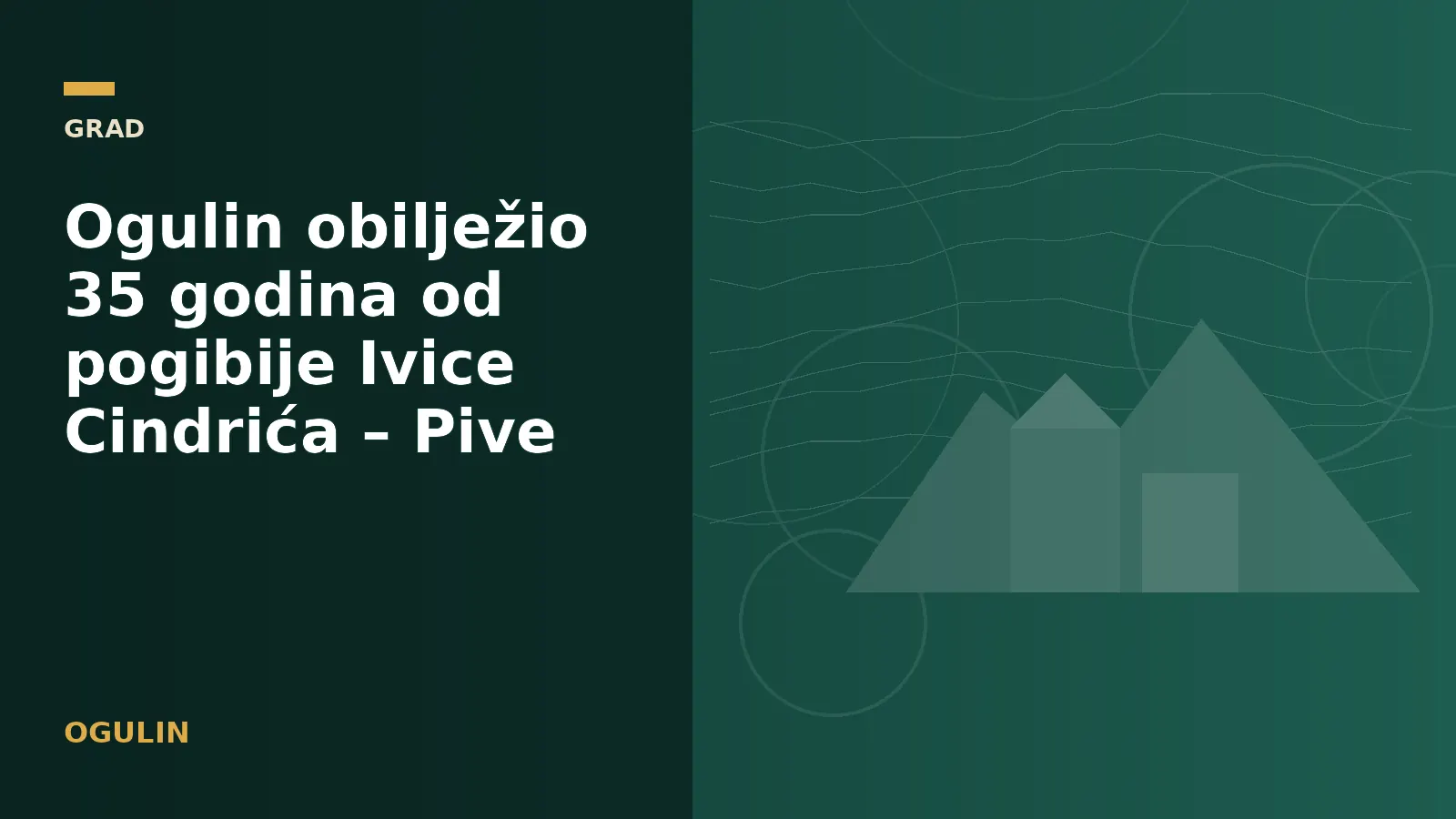 Ogulin obilježio 35 godina od pogibije Ivice Cindrića – Pive