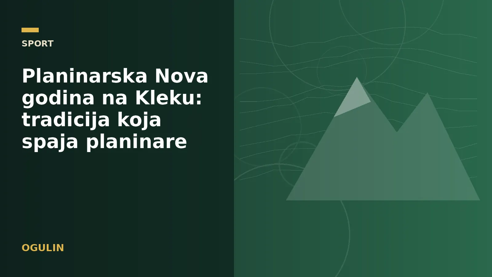 Planinarska Nova godina na Kleku: tradicija koja spaja planinare