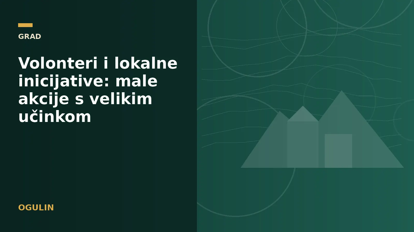 Volonteri i lokalne inicijative: male akcije s velikim učinkom