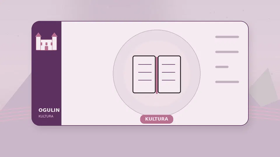 Ilustracija uz temu: Kultura u Ogulinu tijekom cijele godine