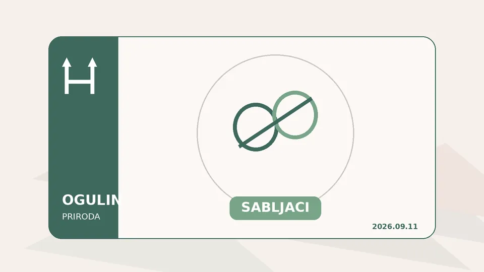 Ilustracija jezera Sabljaci uz vijest o analizi kakvoće vode u rujnu 2026.