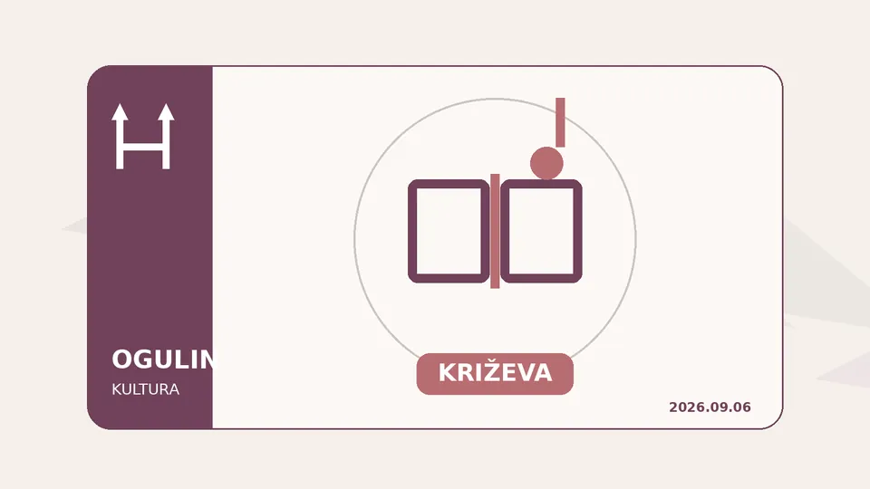 Ilustracija uz lokalnu vijest: U Ogulinu počela duhovna priprava za Križevu i blagdan Uzvišenja Svetoga Križa